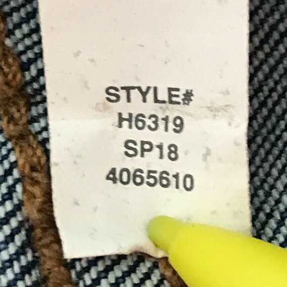 Madewell 10" High Rise Skinny Jeans Women 25 Blue Distressed Raw Hem Button Fly - Picture 14 of 14